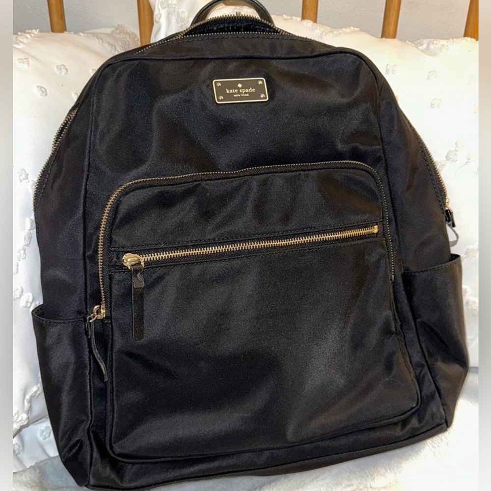 Kate Spade Black Computer Backpack
